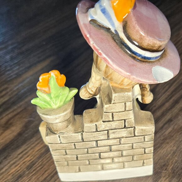 Vintage LEFTON Hand-Painted Ceramic "Holly Twenty" Figurine FROM MY HEART - Picture 3 of 12